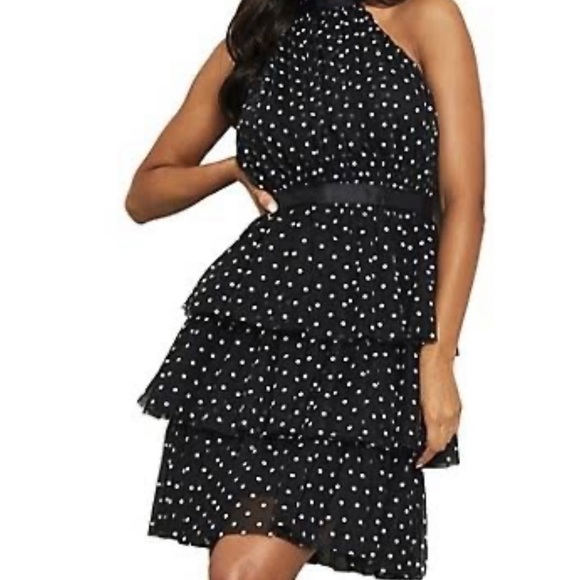 🌸12. Lipsy Polka Dot Tulle Dress - Picture 1 of 12